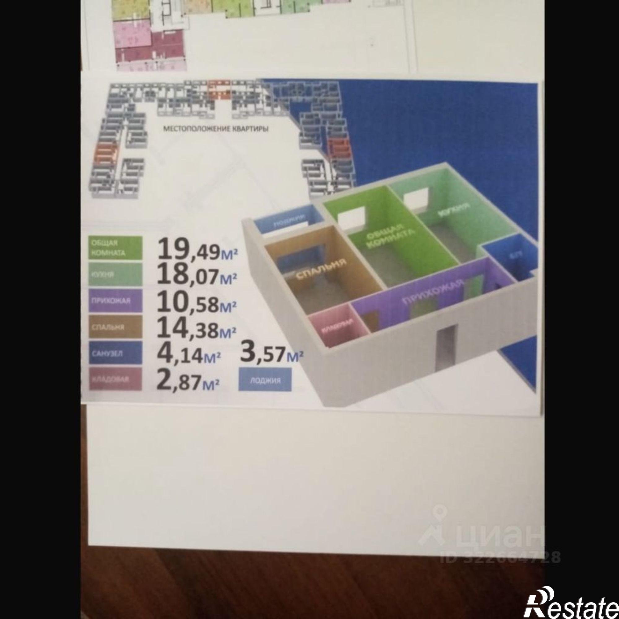 Купить квартиру за 7 500 000 рублей на Каспийск