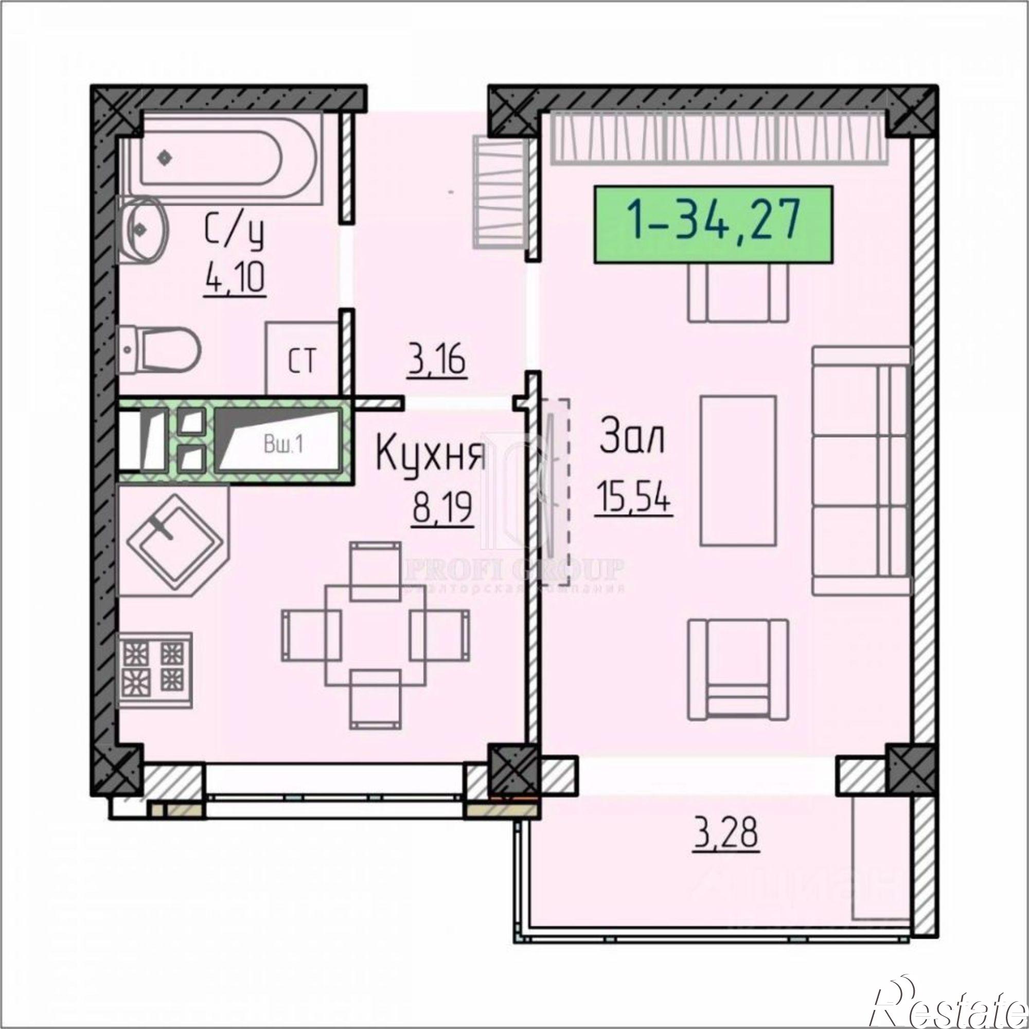 Купить квартиру за 3 430 000 рублей на Махачкала, Маковая улица 2к5, 2к5