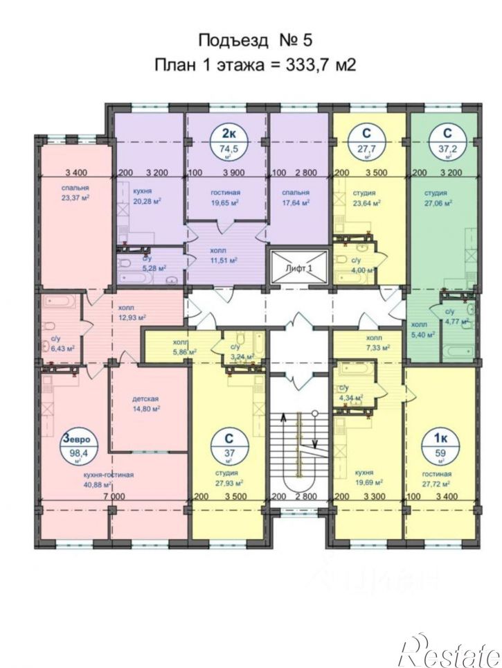 2-комн квартира Махачкала