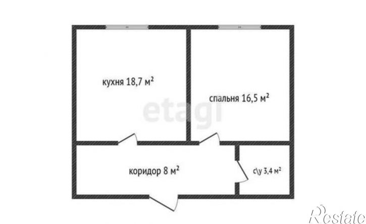 1-комн квартира Махачкала, Газпромная улица, 15к7