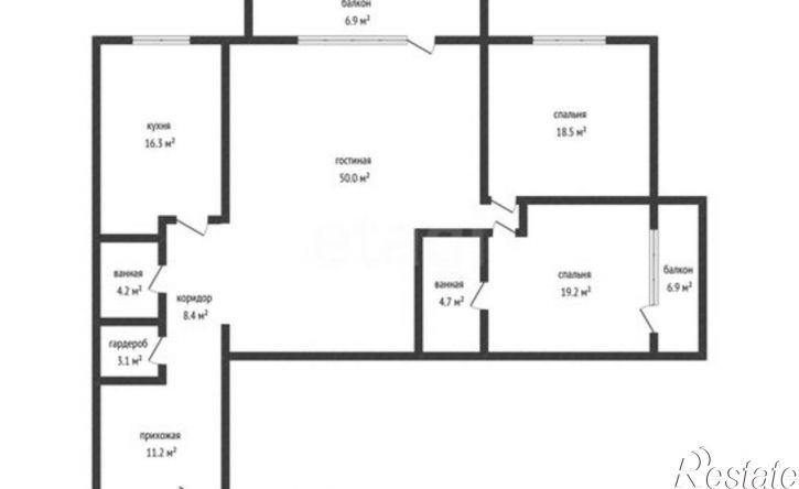 3-комн квартира Каспийск, улица Сулеймана Стальского, 7