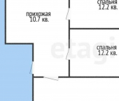 2-комн, 68кв м, этаж 6/11 улица Ломоносова, 10