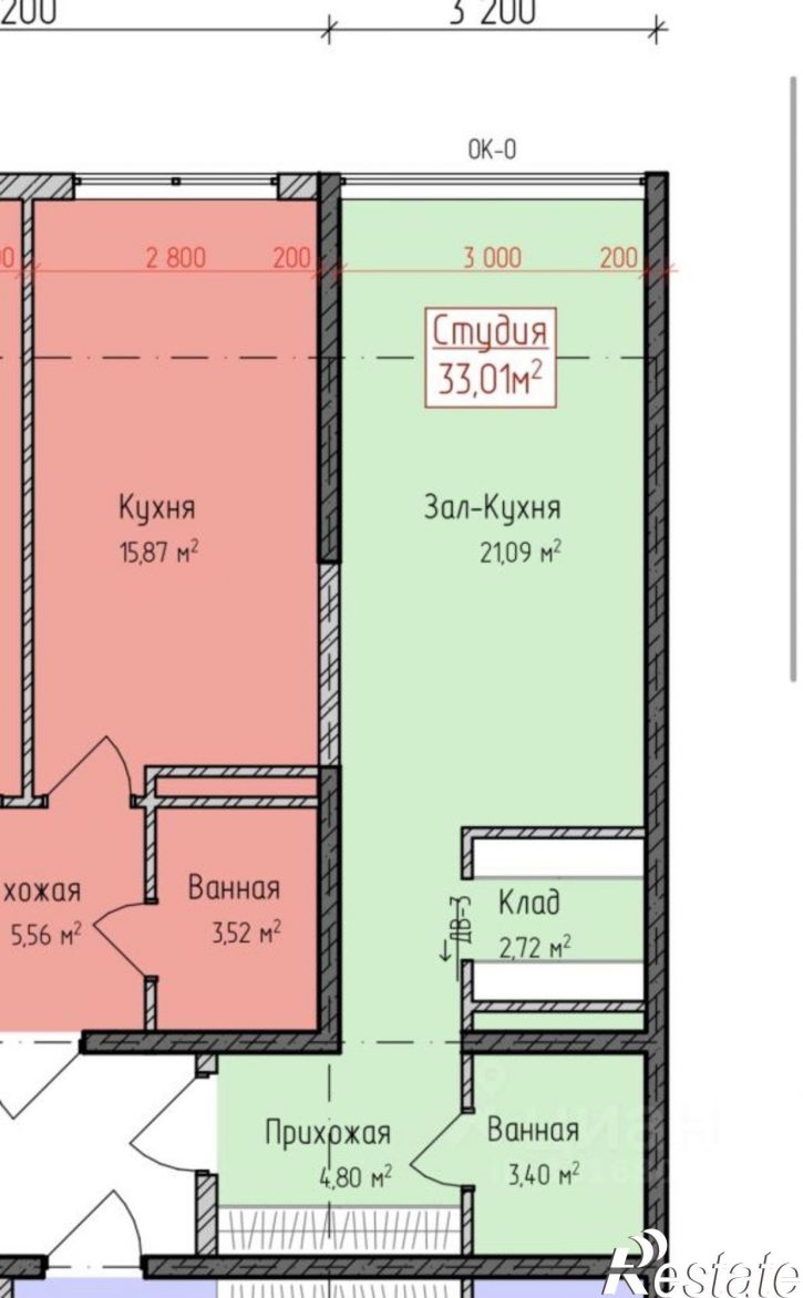 1-комн квартира Махачкала
