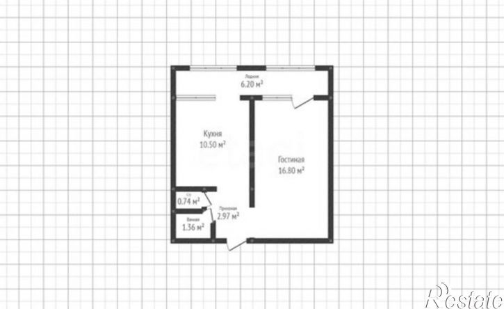 1-комн квартира Махачкала, проспект Петра I, 107Вк4