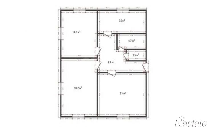 3-комн квартира Махачкала, улица Сурхаева, 5