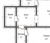 2-комн, 52кв м, этаж 10/10 Каспийск, Каспийская улица, 4Е