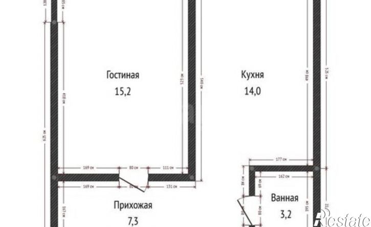1-комн квартира Махачкала, улица Ибрагимовой, 2Бк2