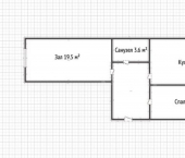 2-комн, 67кв м, этаж 6/10 Каспийск, улица Ленина, 96