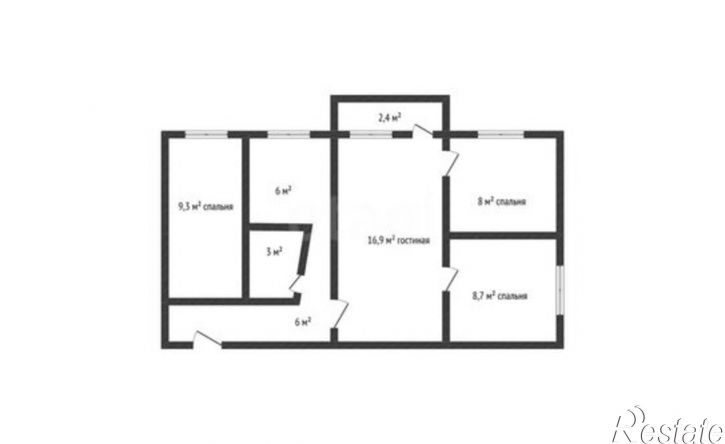 4-комн квартира Махачкала, улица Абдулхакима Исмаилова, 24Б