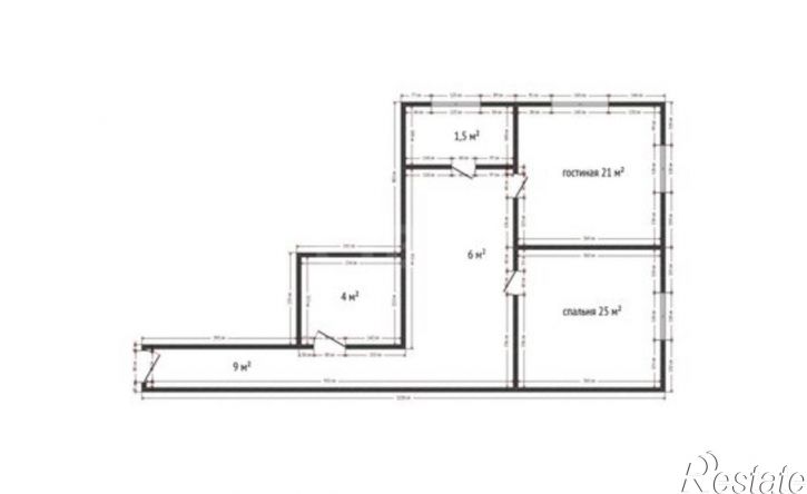 2-комн квартира Махачкала, мирокрайон Ватан, 2-й проезд Бабаева, 22