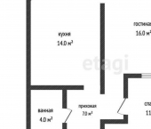2-комн, 58кв м, этаж 6/10 ул Газопроводная, 8 2