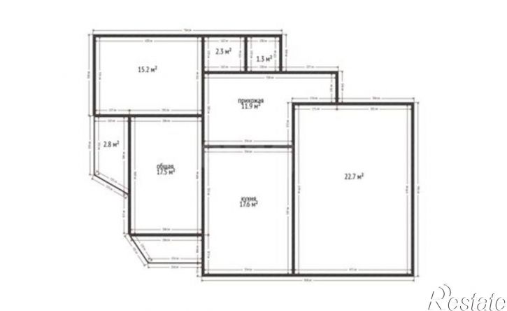 3-комн квартира Каспийск, Приморская улица, 16К